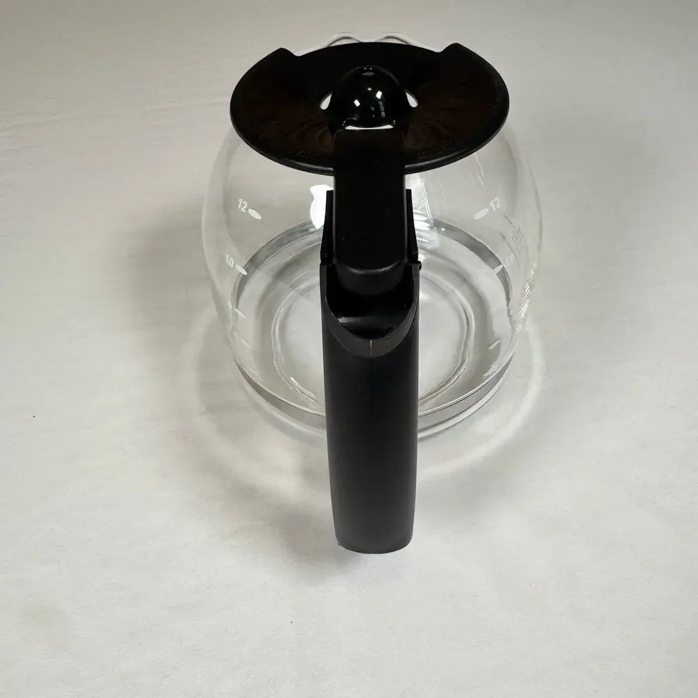 Mr. Coffee 12 Cup Replacement Carafe Glass Black PLD12-1 BVMC-SJ Coffee Pot EUC